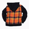 Checked Boys Cardigan Jacket