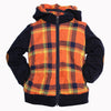 Checked Boys Cardigan Jacket