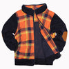 Checked Boys Cardigan Jacket